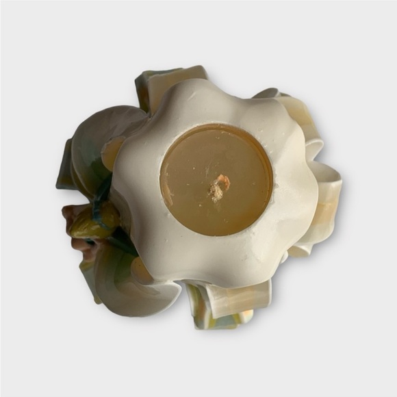 Vintage 90s Hand Crafted Disney Tinkerbell Carved Swirl Ribbon Candle - Picture 4 of 9